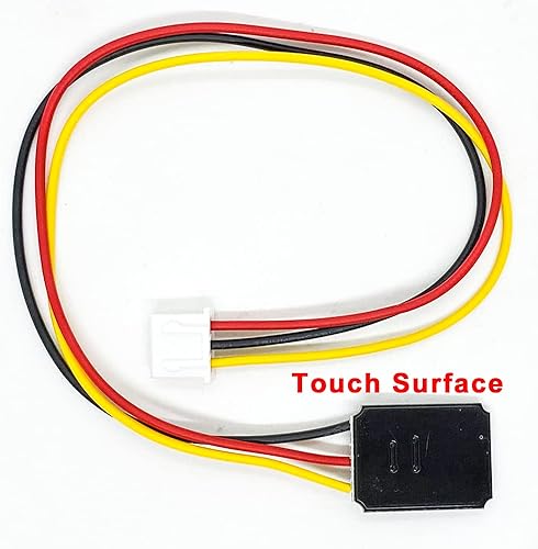 Miniatura 7 de 2 unids DC 3V-18V 5V 12V 2.5A Interruptor táctil capacitivo miniatura módulo sensor mini biestable control de interruptor electrónico para relé LED