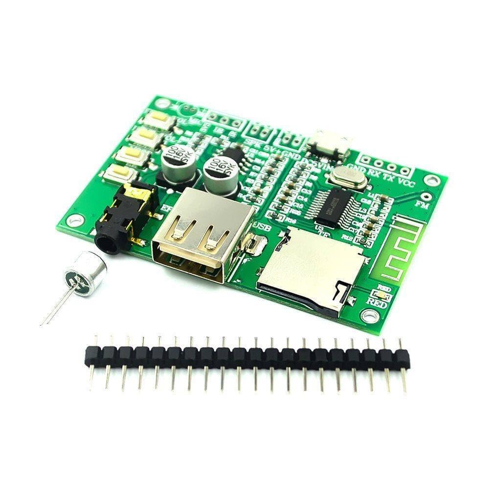 BT201 Dual Mode 5.0 Bluetooth Receiver Audio Power Board Module TF Card U Disk Spp Serial Port Transparent Trans