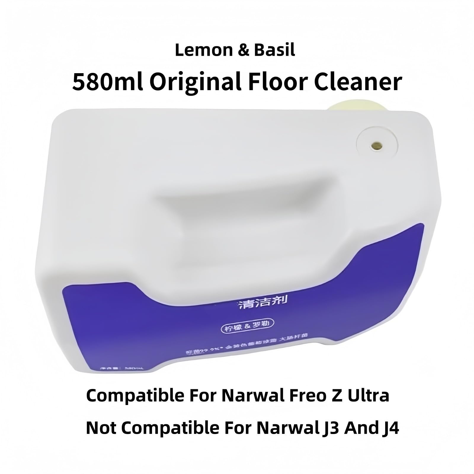 Robot Aspirador Y Detergente For Fregonas, Limpiador De Suelos De 580 Ml, Compatible Con Narwal Freo Z Ultra. No For J3 Y J4