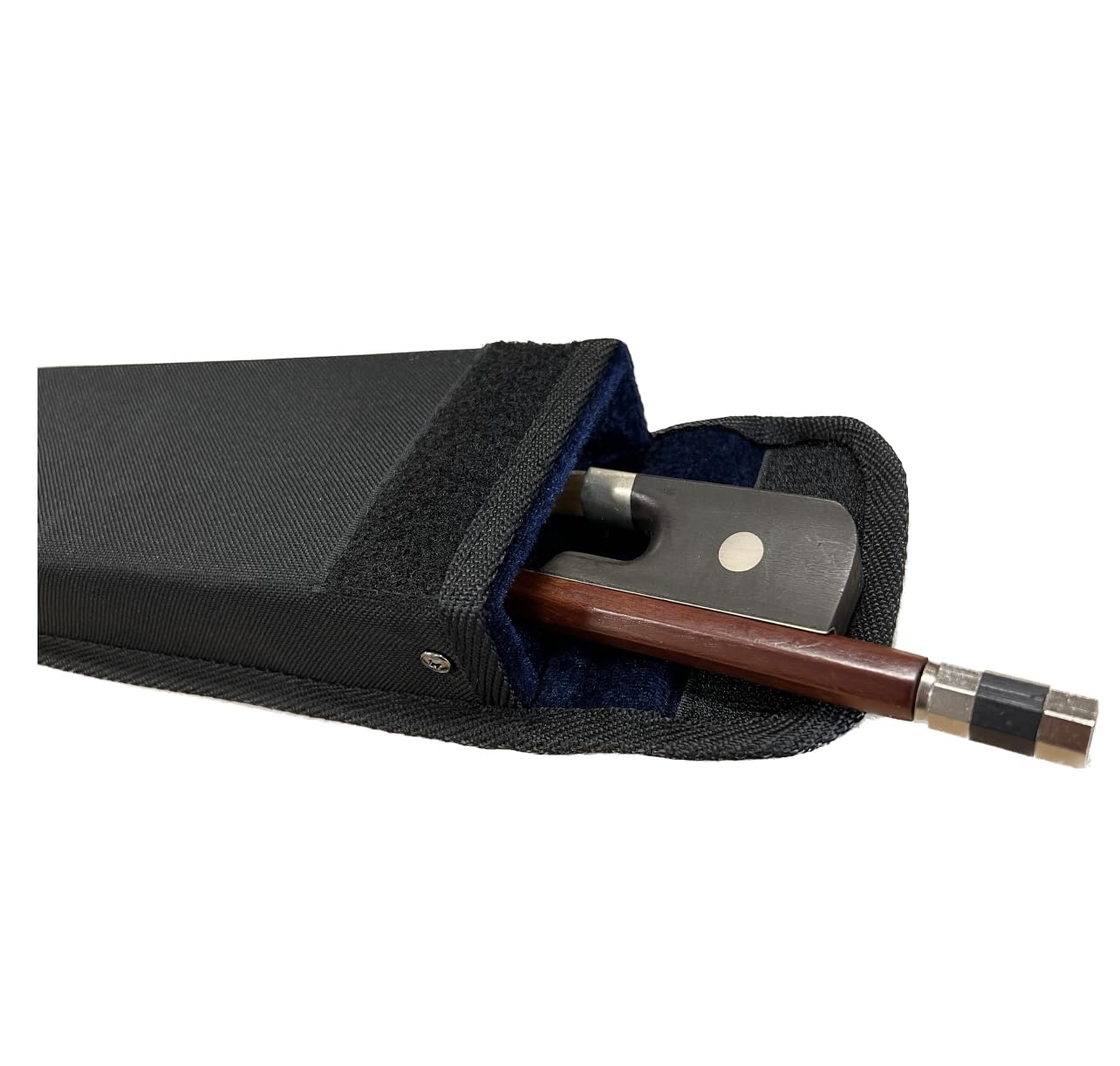 3/4 & 4/4 Upright Double Bass Bow Case (Black) Hold German/French Style Bass Bow