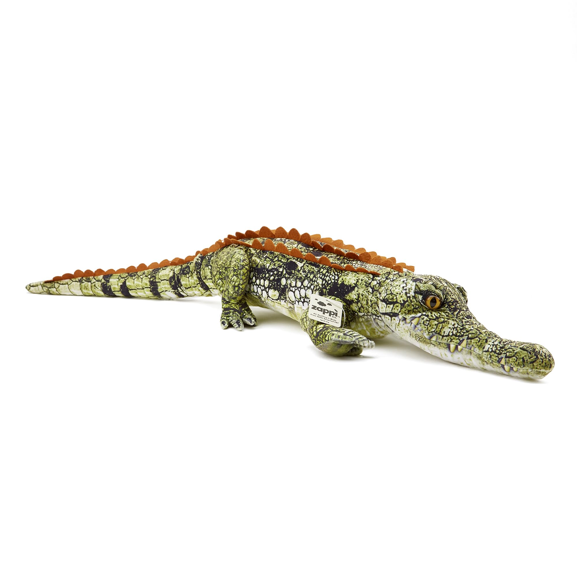 Zappi Co - Children's Realistic Soft Cuddly Plush Toy Animal - Perfect Playtime Companions for Children with Lifelike Detail featured Tiktok (100cm Length) (Crocodile)