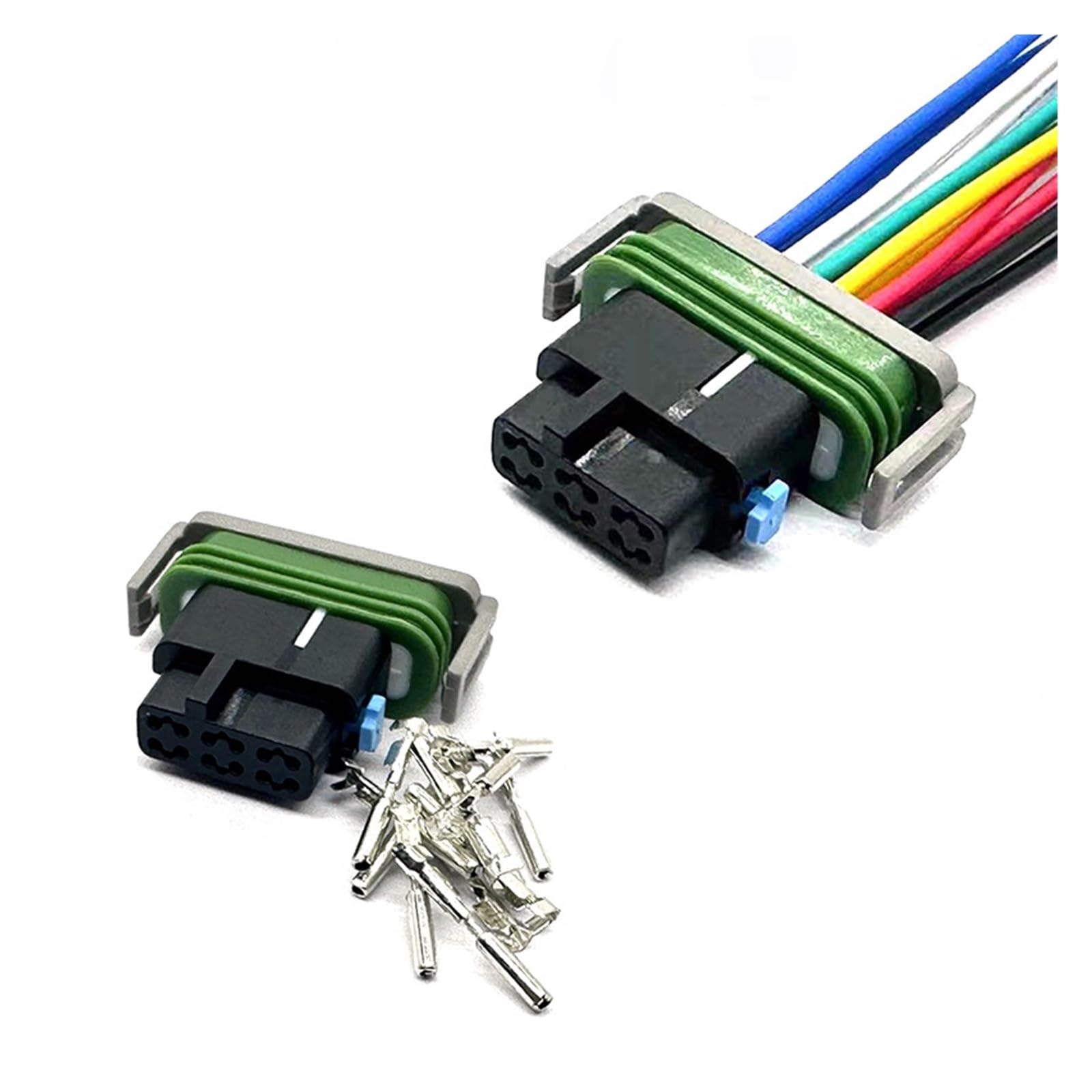 1 Set wasserdichte Kabelverbinder/Kfz-Buchse, 12-polige Buchse, versiegelte Kabelverbinder, DJ7127A-0.8-21-Tachometerstecker (Lavender, 10 Sets)