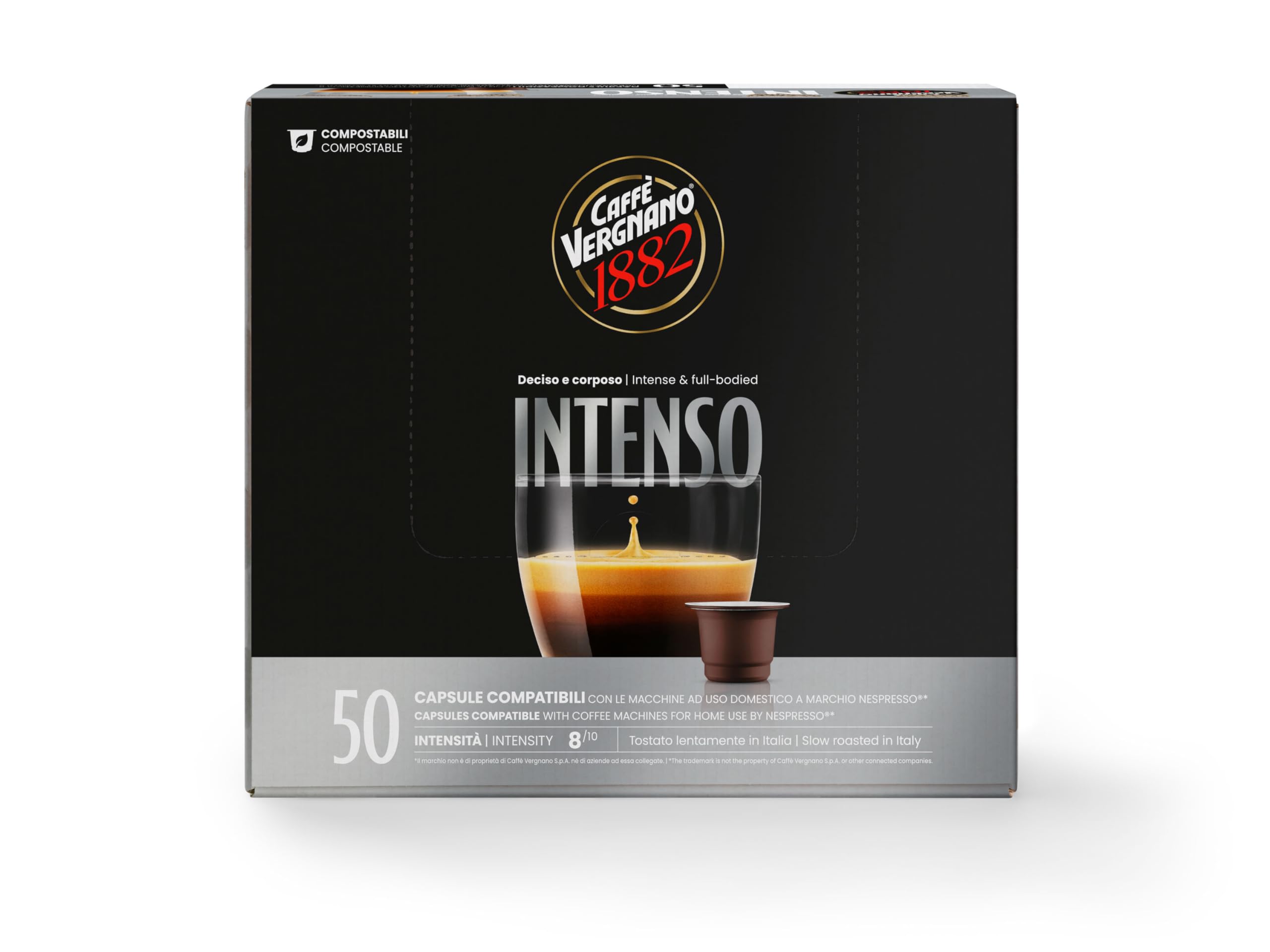 Sponsored Ad – Èspresso - Compostable Coffee Capsules, Compatible With Nespresso, Intenso - Pack Of 50 Capsules