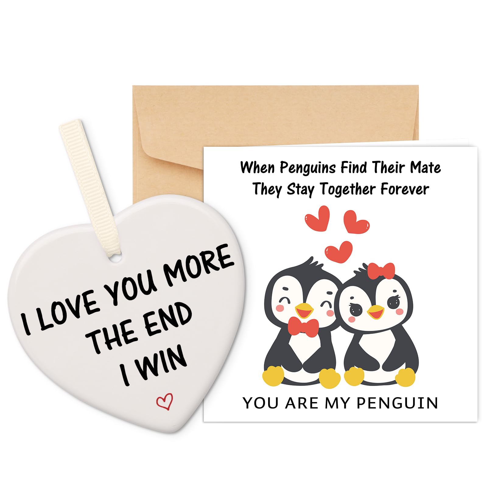 TheGiffter Anniversary Card For Husband Wife, Boyfriend Girlfriend Birthday Card, Romantic I Love You Valentines Day Presents for Him Her