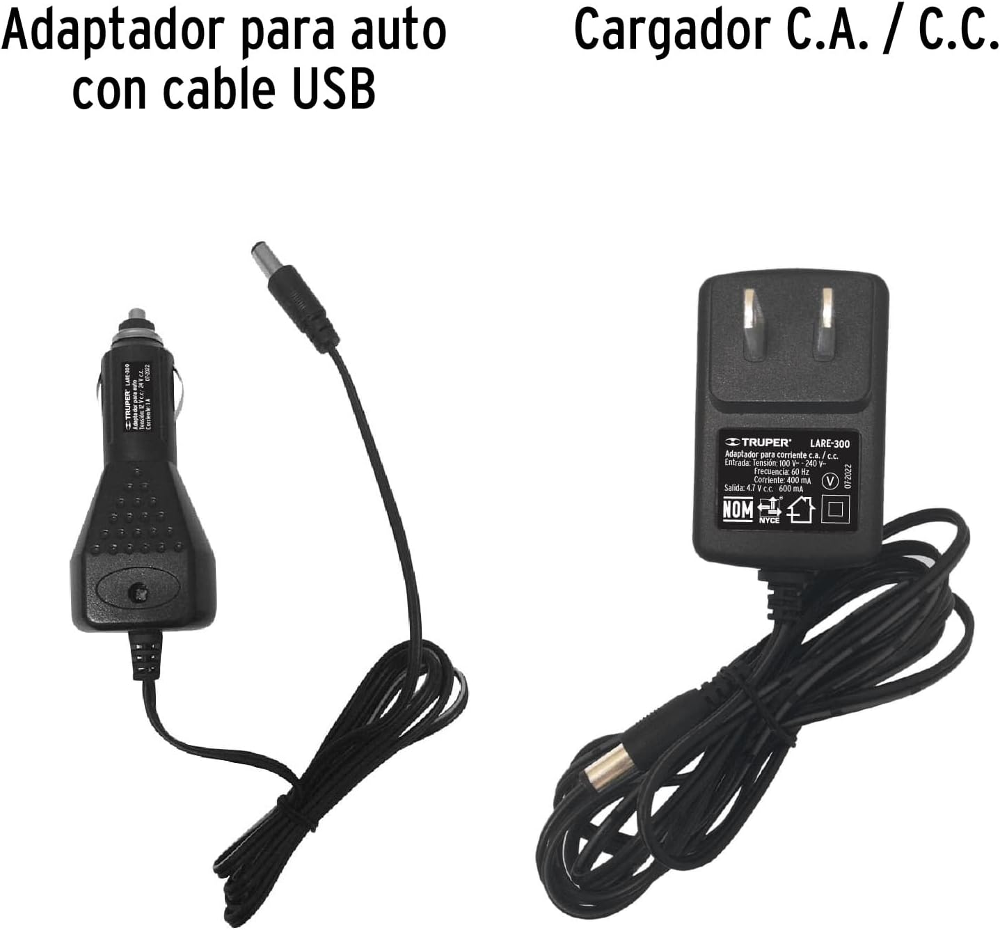 Rechargeable high power LED lamp, 300 lm 7 W