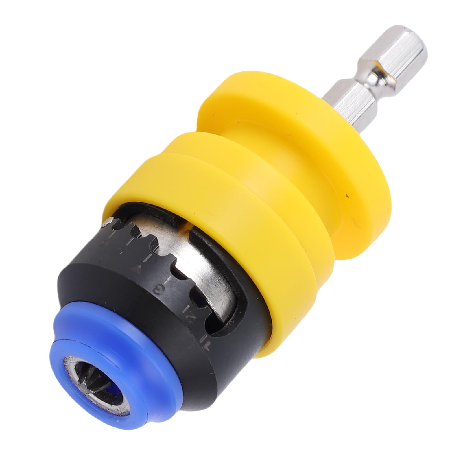 Regulowany uchwyt na końcówki wkrętaka 2-8 mm z pogłębiaczem magnetycznym do ustawiania głębokości śruby pozycjonującej do płyt gipsowo-kartonowych w kolorze żółtym