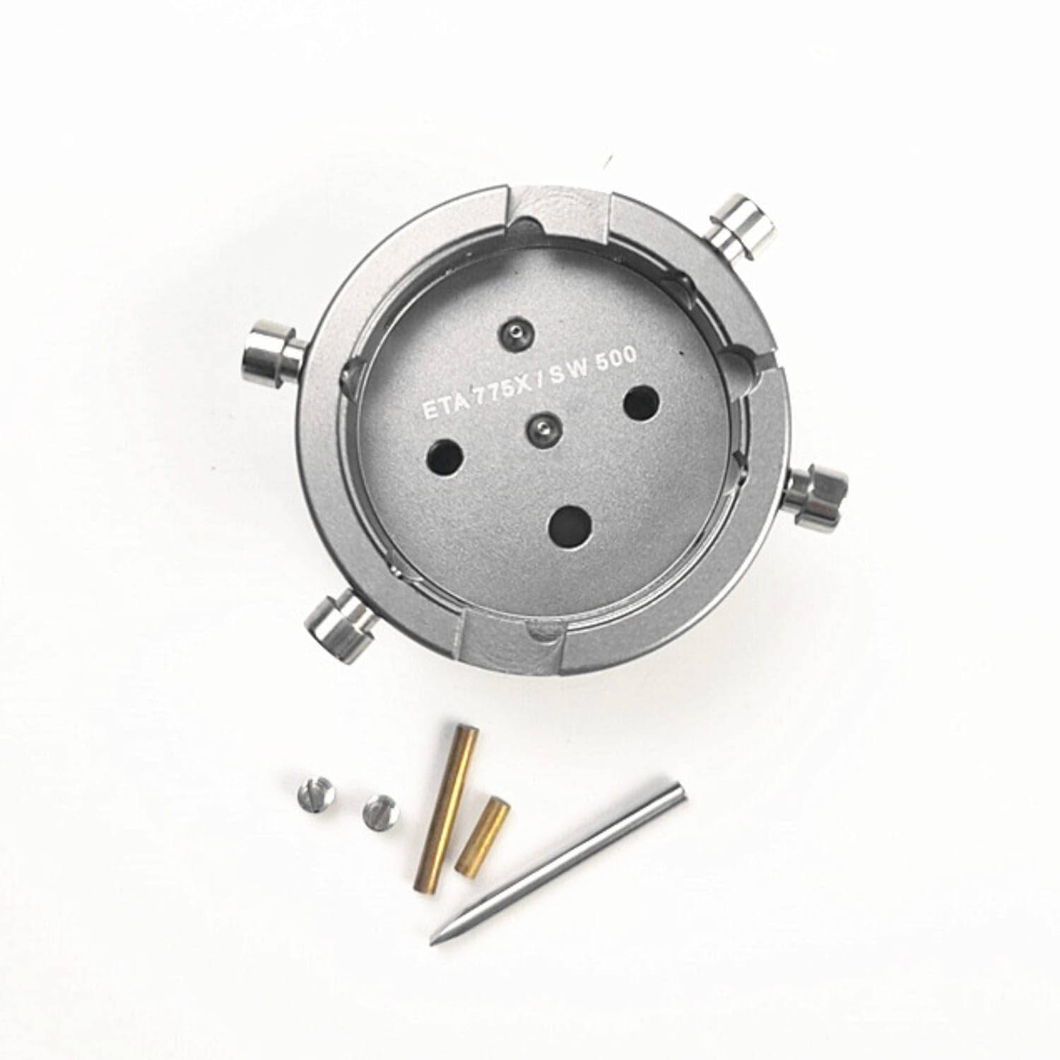 Precision Watch Movement Holder Machined Watchmaker Movement Holder Metal Watch Repair Tool Stable for Watchmakers, Hobbyists, Bench Work, 7750 Movement Holder-image-37