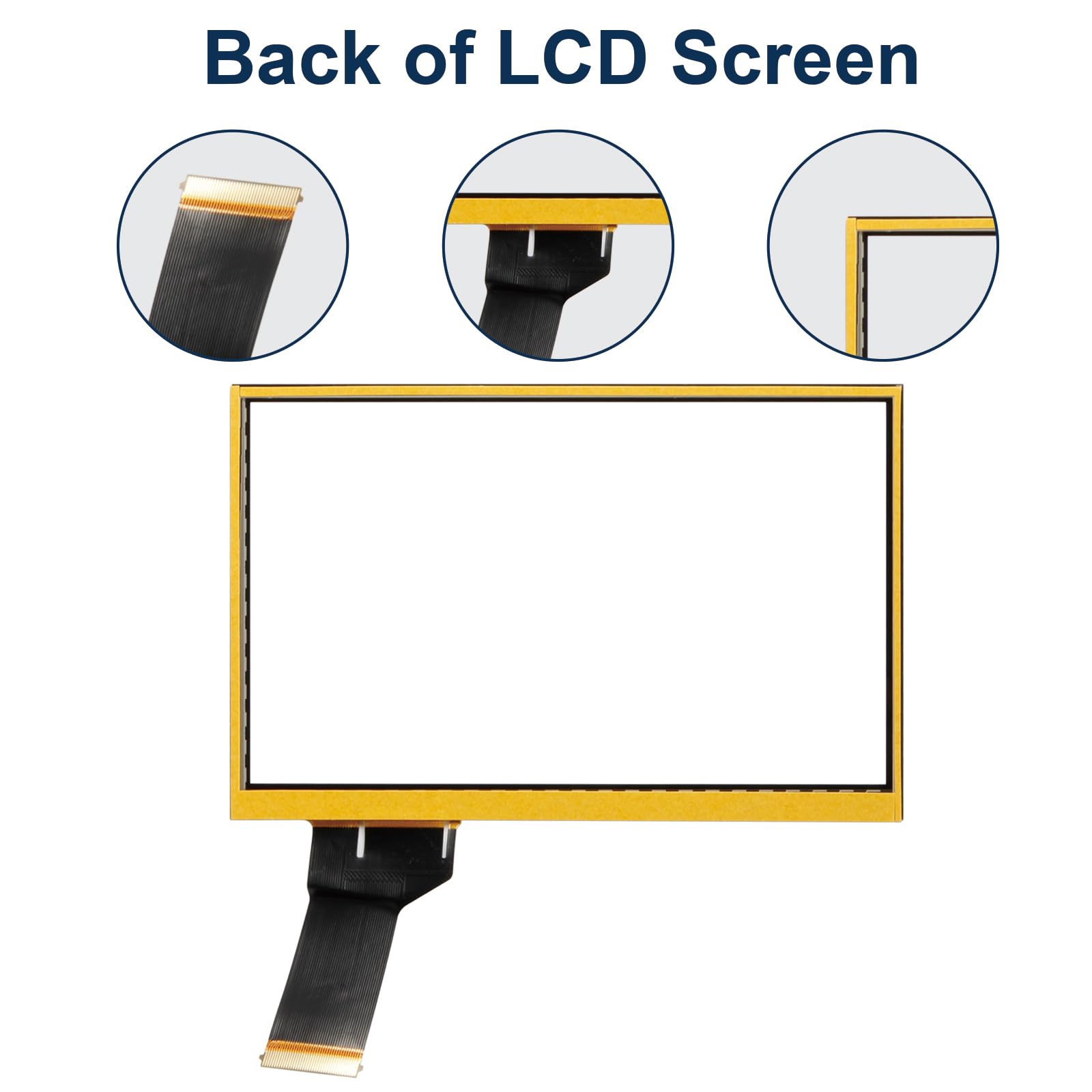 Touch Screen per VW Golf 6R Polo Tiguan CC MIB STD2 200 682 682G Autoradio Digitazer TDO-WVGA0633F00039 TDO-WVGA0633F00036 40 Pin 6.5" Touchscreen Pannello Vetro (Nero, non LCD Display)