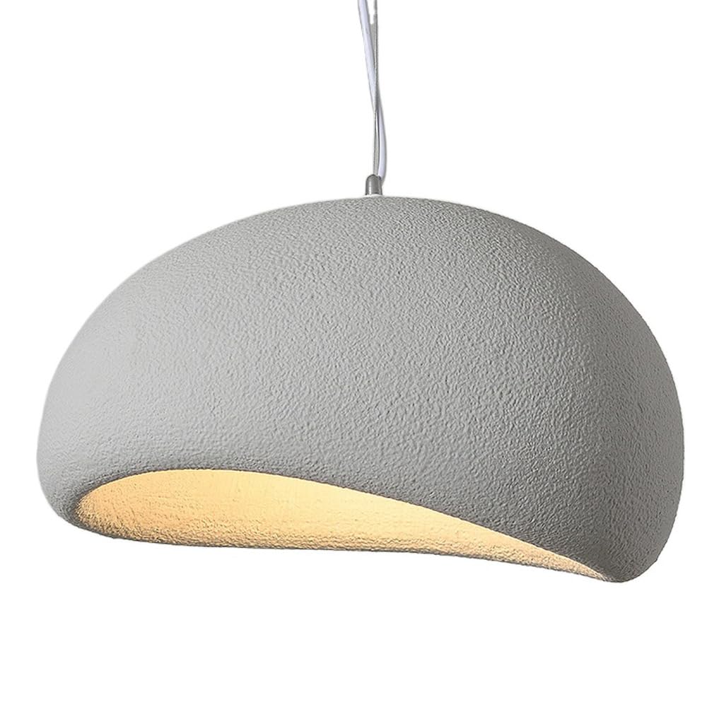 Suspension de style minimaliste en résine créative pour illuminer une chambre chaleureuse