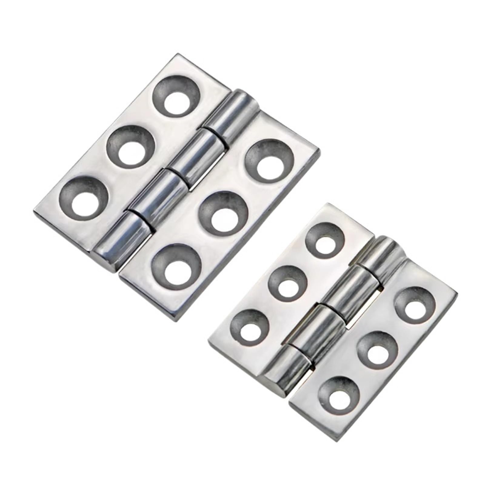 Ehfqpjybbo 65X55 Stainless Steel Large Hole Fastening Hinge Machinery Equipment Hinges 1Pcs(65X55)