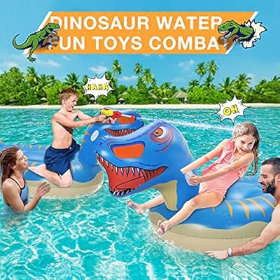 Super Größe Dinosaurier Luftmatratze 280×130 cm – Das ultimative Pool Floß für Dino-Fans und Sommer-Spaß für die ganze Familie! – Bild 7