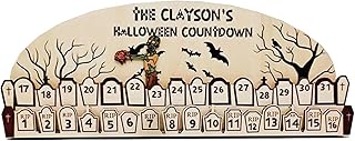 Halloween Die Hard Advent Calendar,Halloween Countdown Calendars,Halloween Interactive Advent Calendar for Tabletop Decorations,Party Favors, Classroom Prizes,Toys Gift,B
