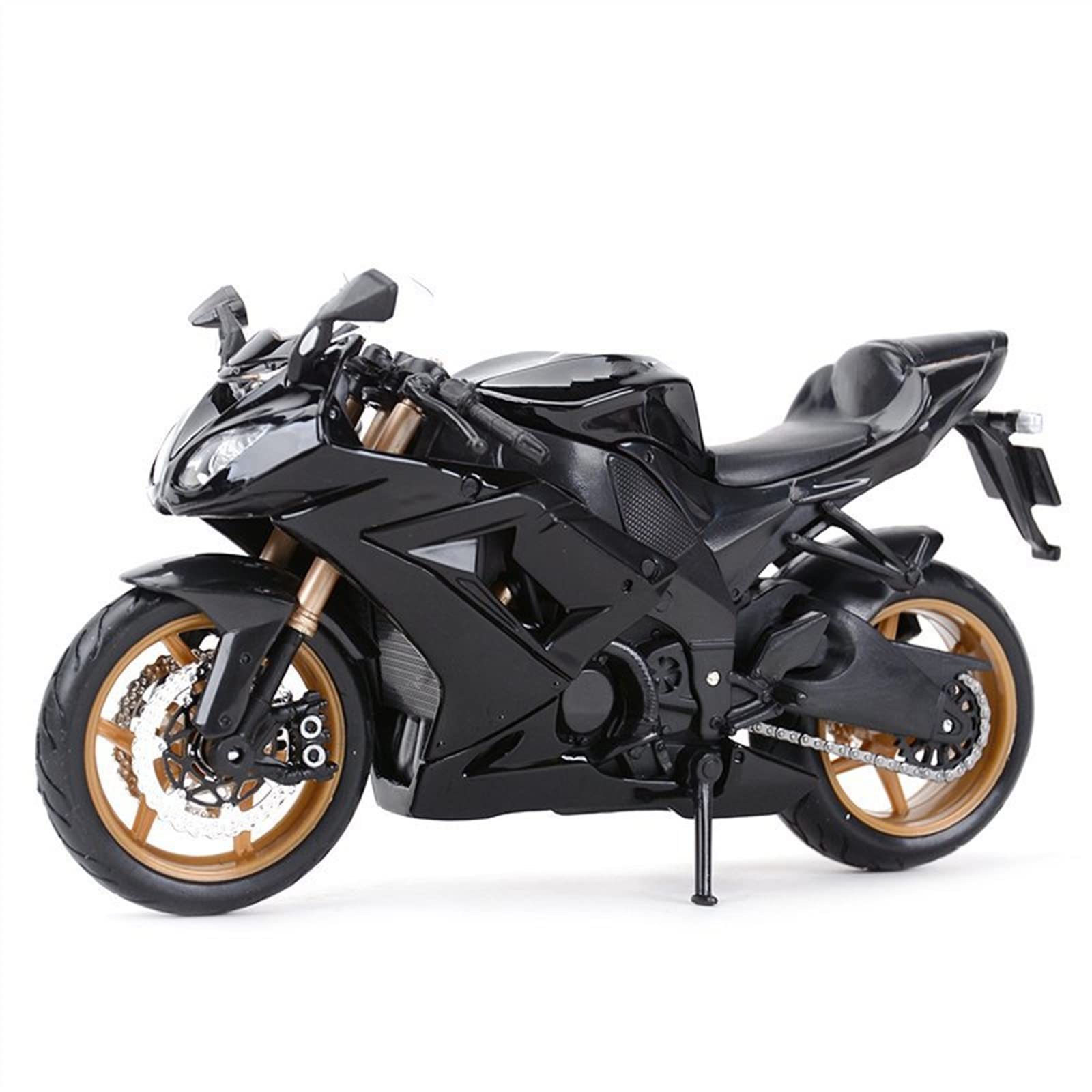 SEYXF Motorbike Toy 1:12 for Kawasaki Ninja ZX-10R Black Die Cast Vehicles Collectible Hobbies Motorcycle Model Toys