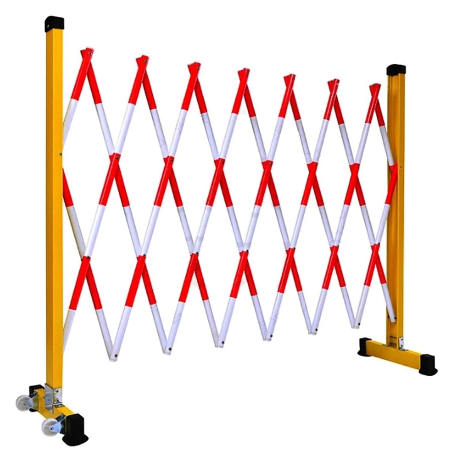 Clôture de circulation rétractable et extensible barrière légère mobile 4m