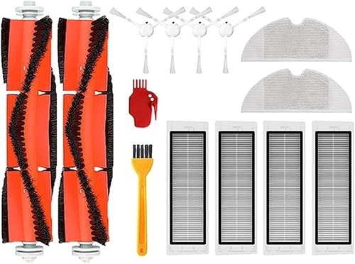 Filtro Hepa Cepillo lateral principal Trapeador, compatible con Xiaomi Mijia 1C 1T Mi Robot, compatible con aspiradoras robóticas Dreame F9 (color