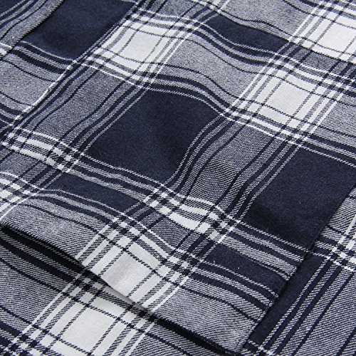 Latuza Women's Cotton Flannel Robe 2X Navy #TOP6