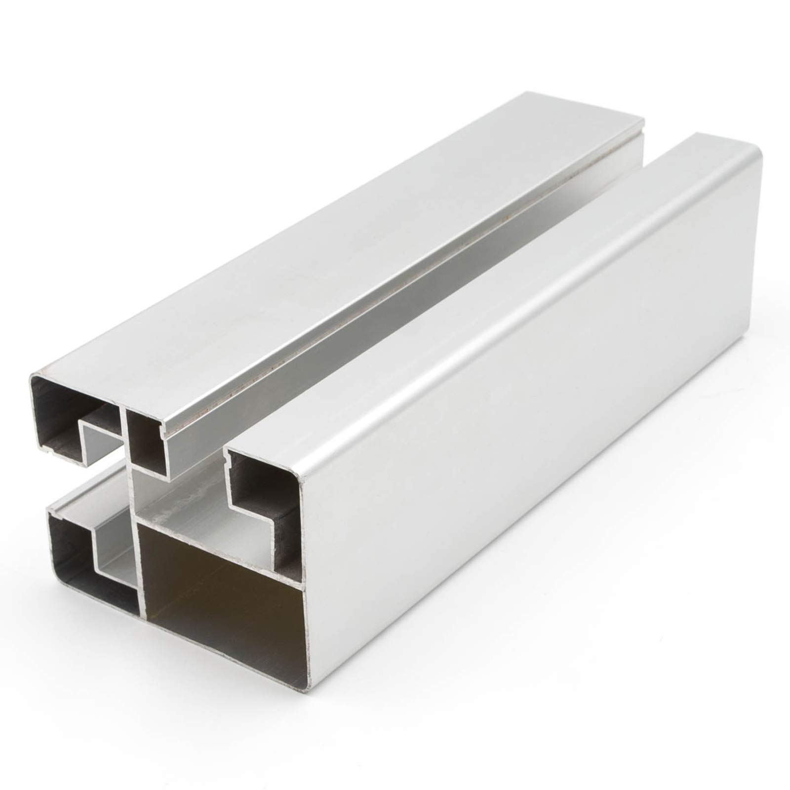 HORI Eckpfosten für WPC-Zaun-Design - Stabiler Aluminium Zaunpfosten anthrazit - Witterungsbeständig und pflegeleicht - Für robusten Zaunbau im Garten - silber I für 180 cm Zaunhöhe - Konsole zum
