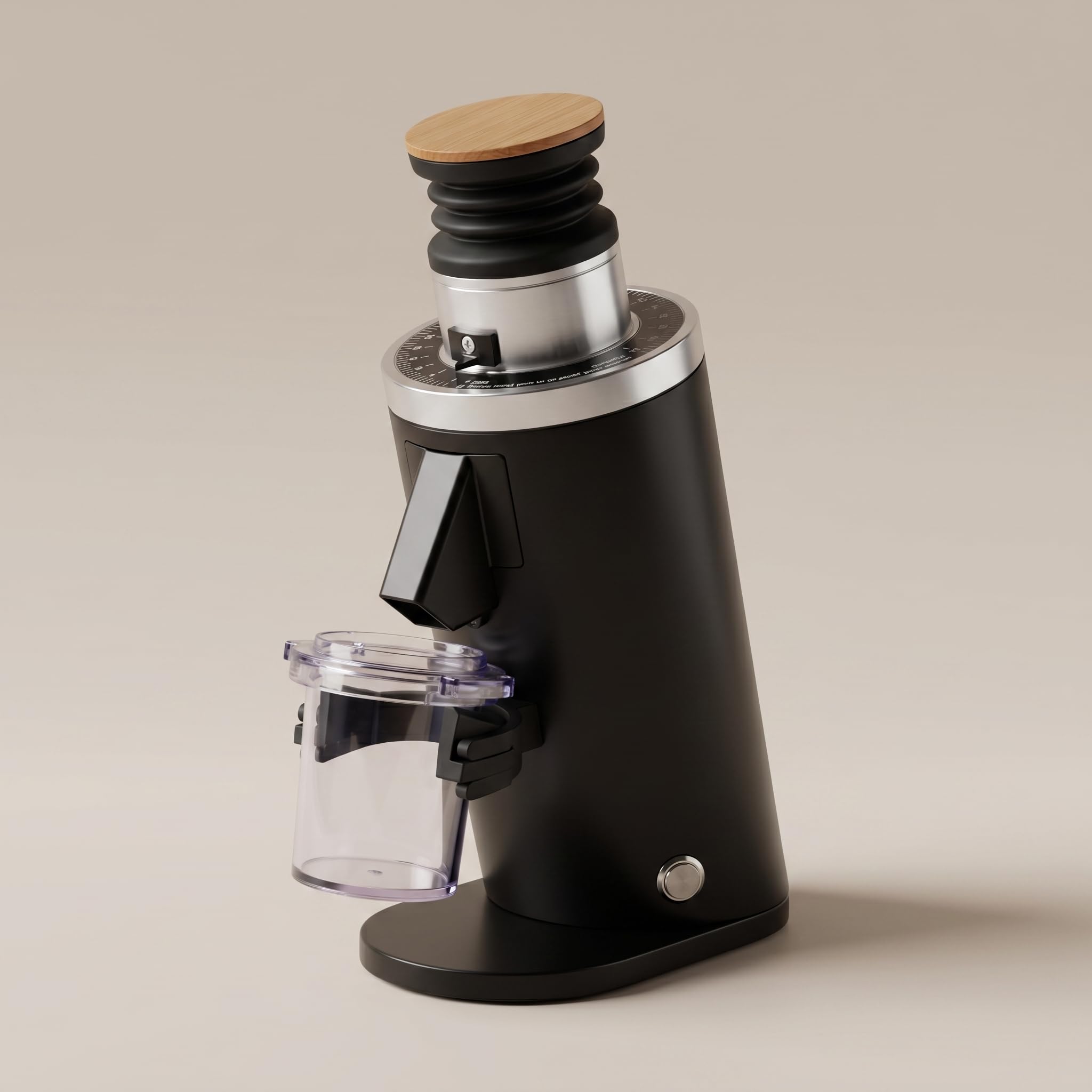 ROASTLY DF54 Kaffeemühle Gen 3 III V3/V4, Elektrische Einzeldosis-Kaffeemühle, Nahezu Retentionsfrei (Schwarz)