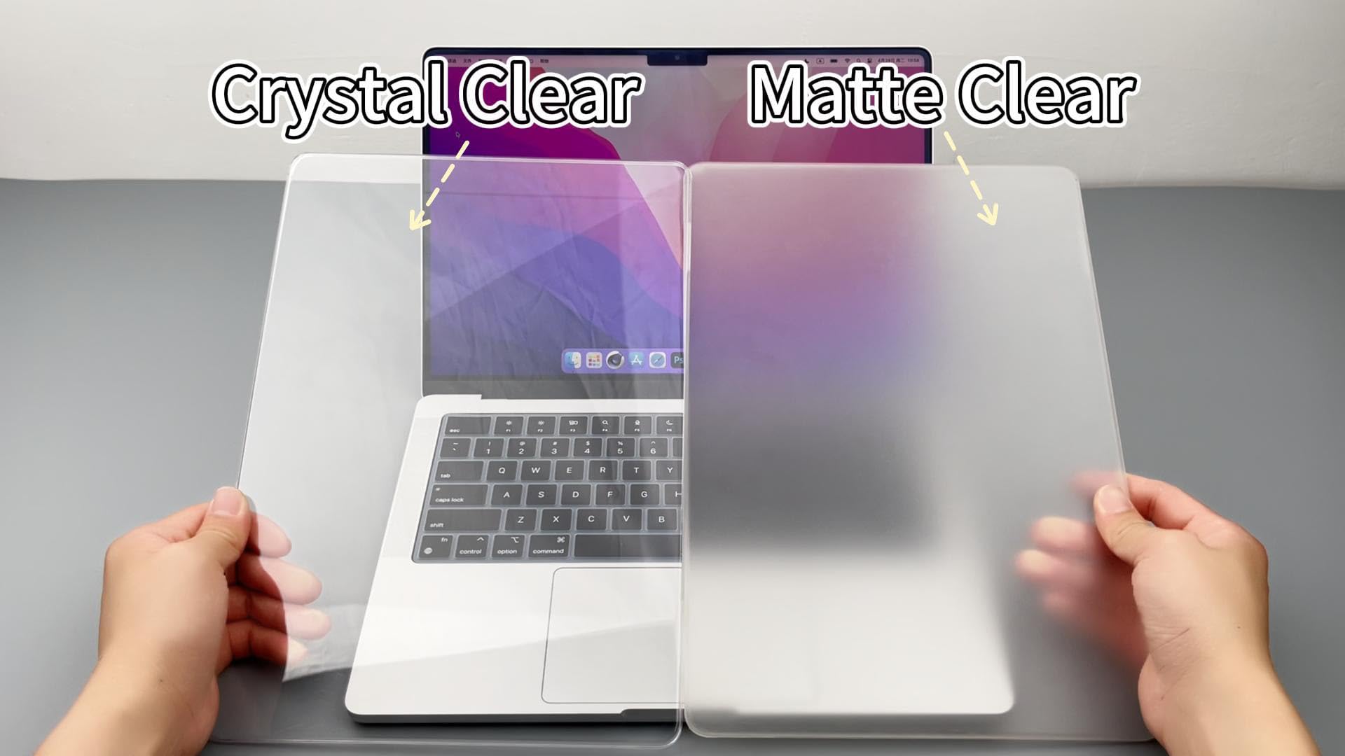Amazon.com: UESWILL Glossy See Through Transparent Hard Case