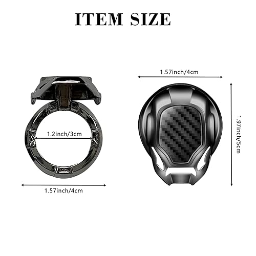 Miniatura 4 de Cubierta de botón de arranque del motor de automóvil para Dodge Challenger Charger Durango Car General Motors Interruptor de encendido cubierta