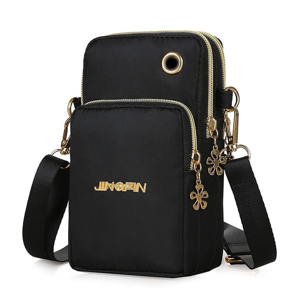 PALAY® Small Cross Body Bag, Multifunction 3 Layer Mini Crossbody Shoulder Bag Phone Purse Armband with Headphone Port for Teens Girls Women PALAY® Small Cross Body Bag, Multifunction 3 Layer Mini Crossbody Shoulder Bag Phone Purse Armband with Headphone Port for Teens Girls Women