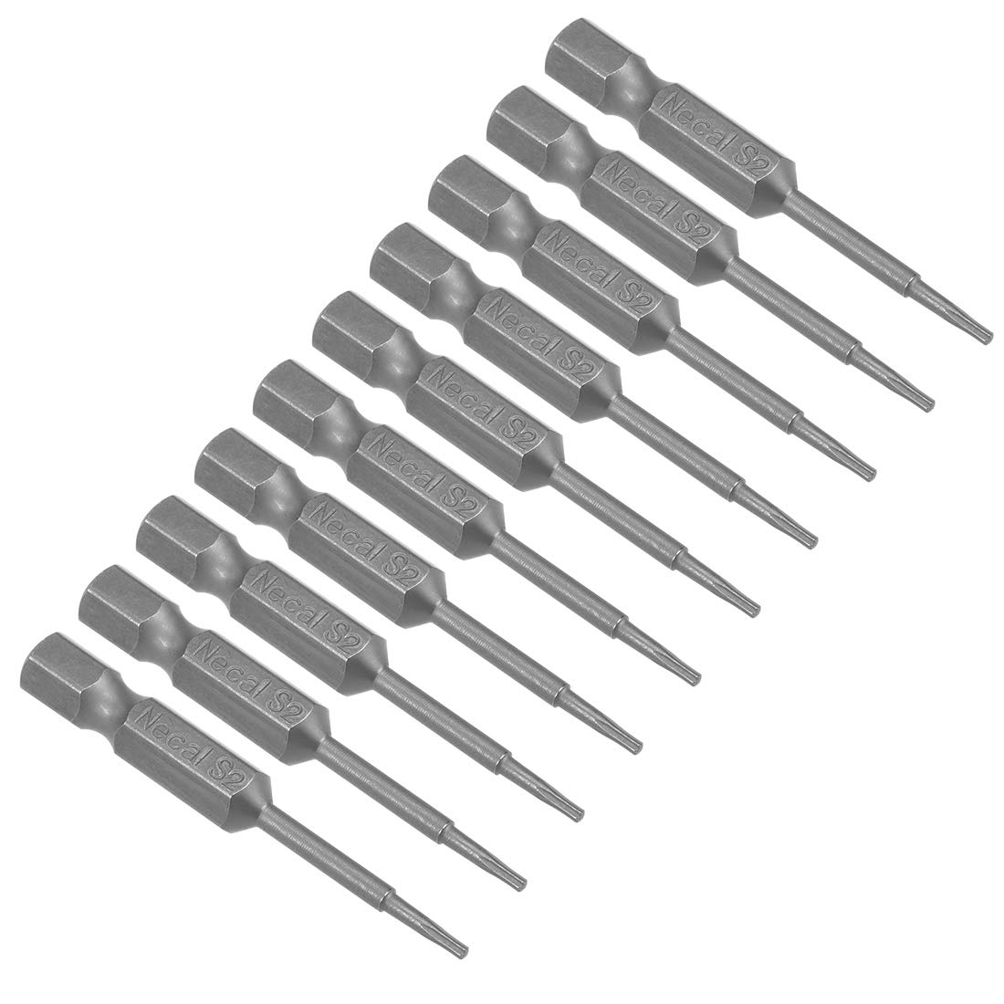 10x Torx-Sicherheitsbits T27 – Magnetisch, 1/4 Zoll Antrieb Für Schraubendreher