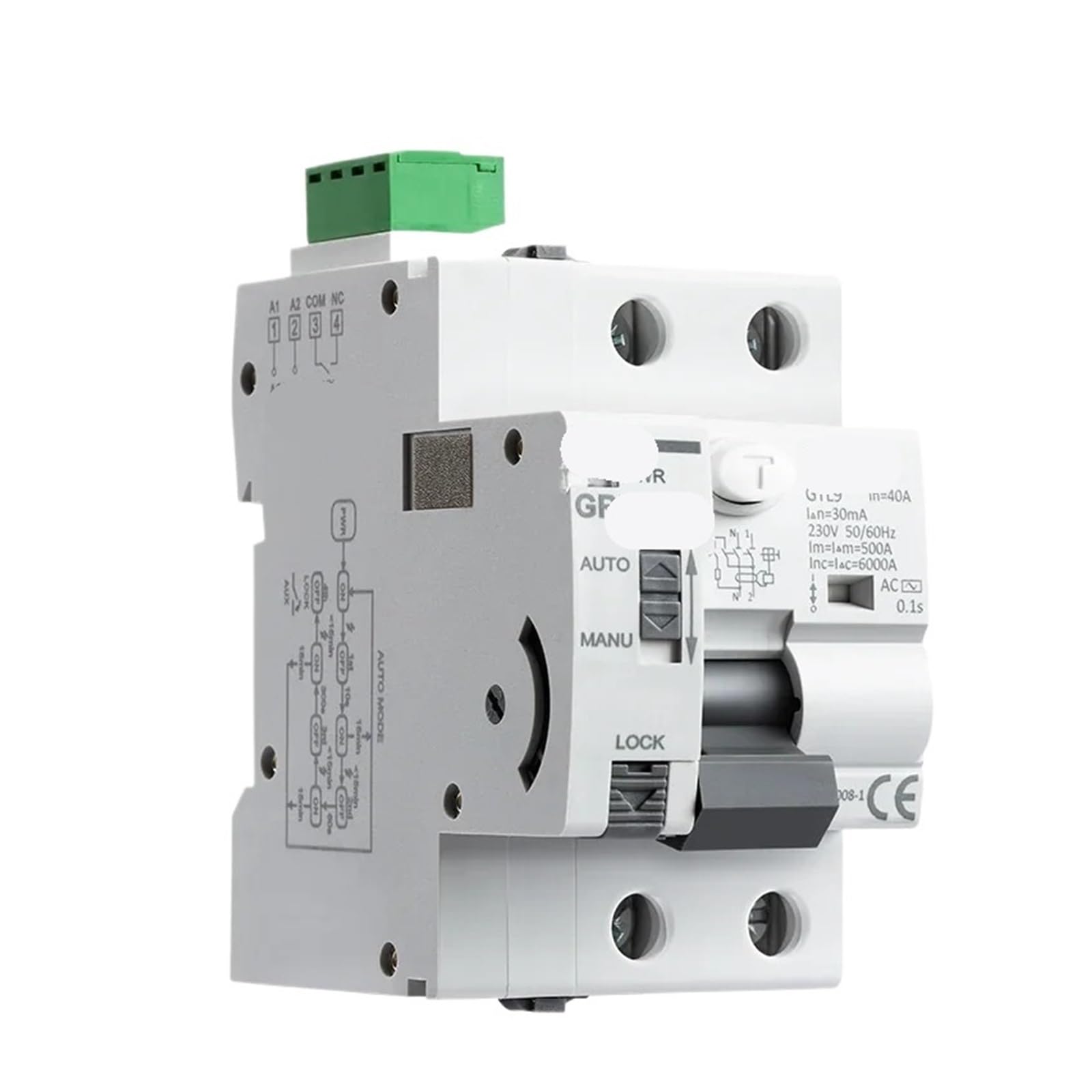 Disjoncteur GRD9L-R-AC220 6KA à réenclenchement automatique pour tableau électrique