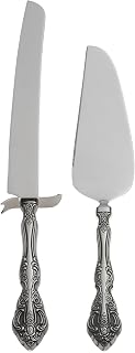 Oneida Michelangelo 2-Piece Cake Server Set - Ornate 18/10 Stainless Steel Flatware for Elegant Desserts