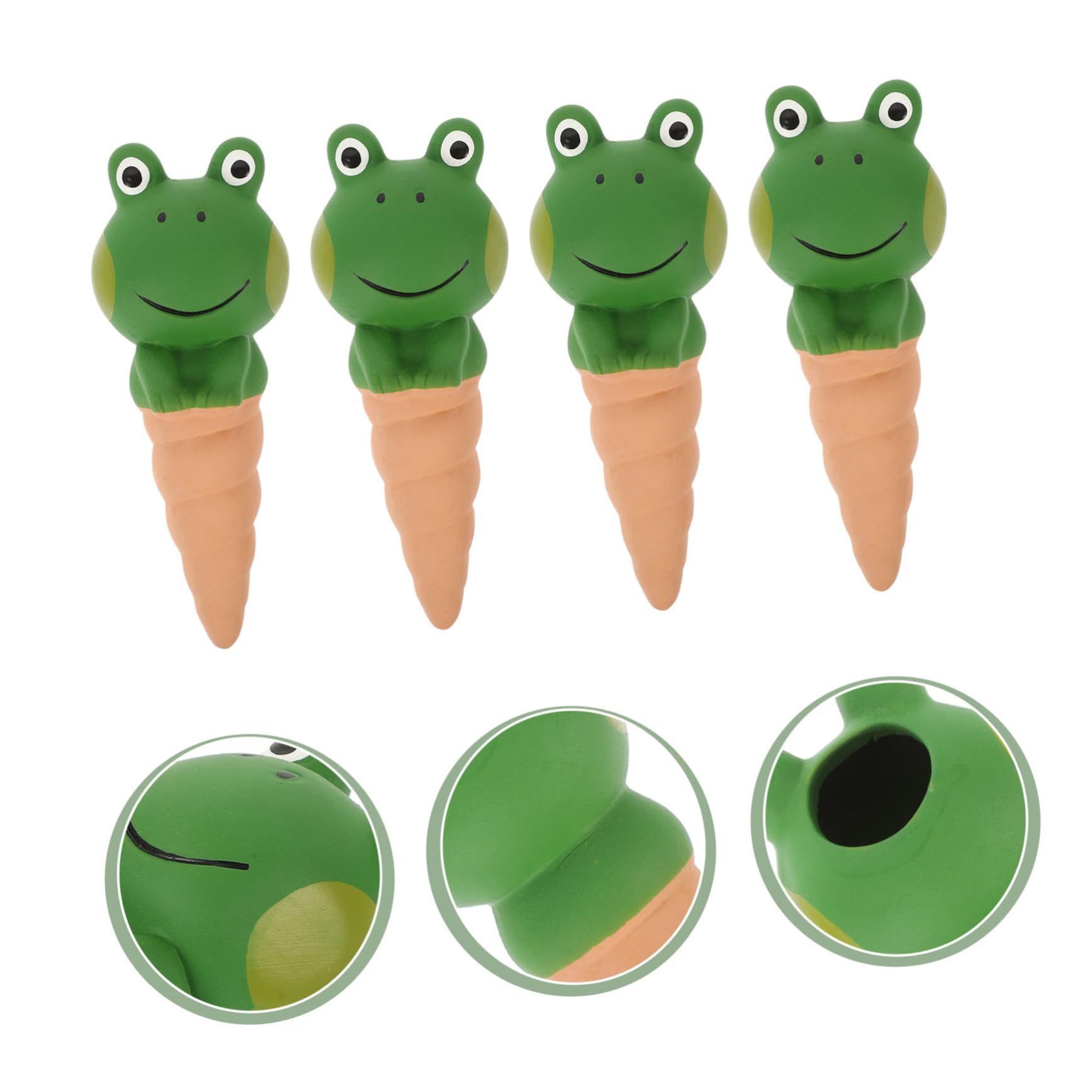 Toddmomy 4pièces Lot de Arroseurs Automatiques Céramique Globes Arrosage pour Plantes Inserts Auto-arrosants pour Pots