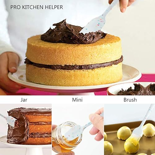 Miniatura 8 de Juego de espátulas de silicona para freidora de aire y muffins, juego de 6 piezas