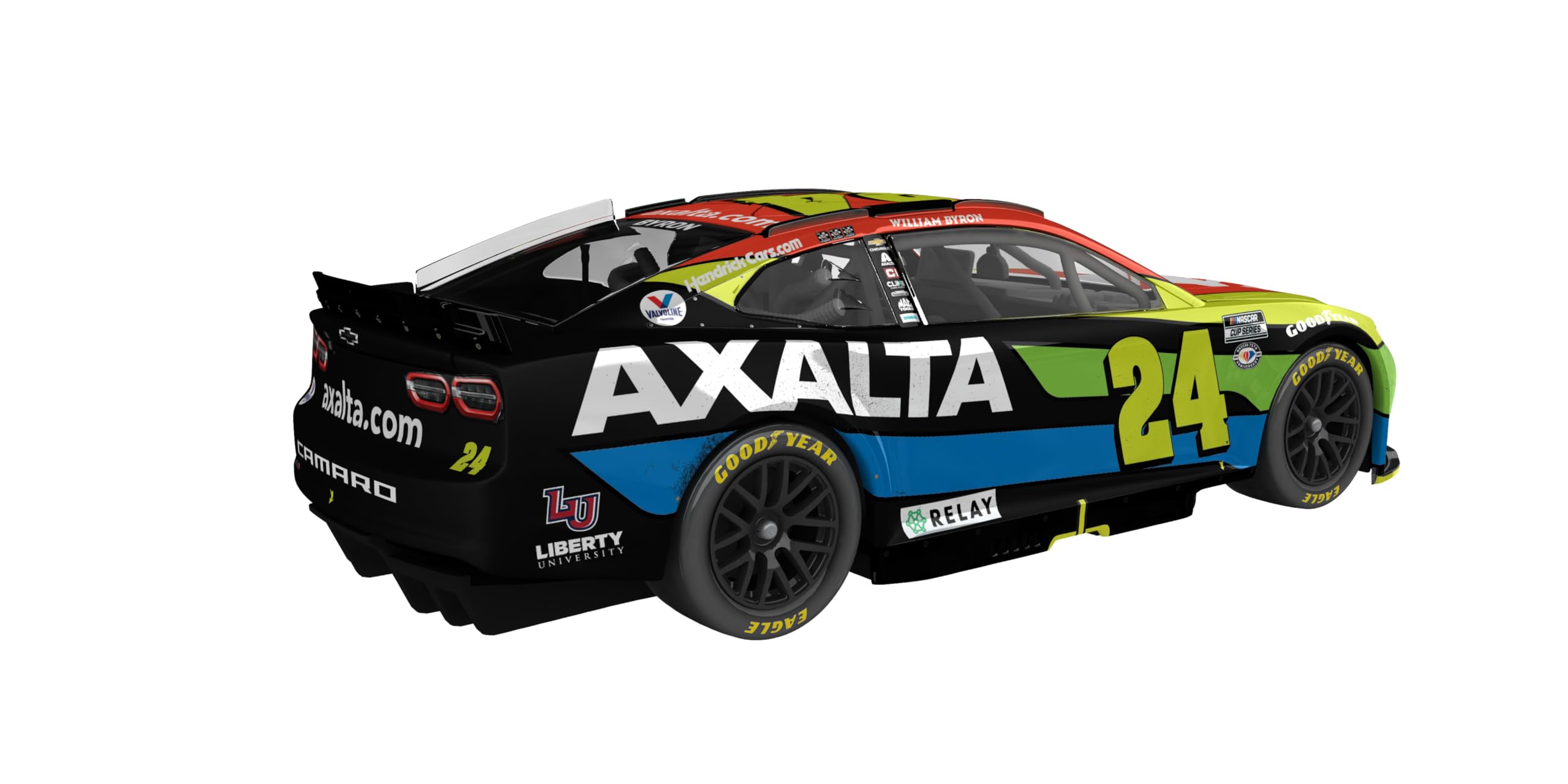 William Byron Lionel 1:24 Elite #24 Axalta Homestead Raced Win Chevy Camaro 2021