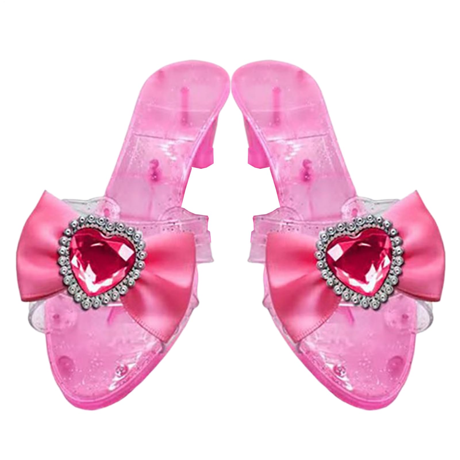 Scarpe da Principessa per Bambini, Scarpe da Principessa alla, Tacchi Alti per Cosplay per Ragazze, Tacchi Alti Antiscivolo, per Costumi Cosplay per Palcoscenico, Ballo in Maschera