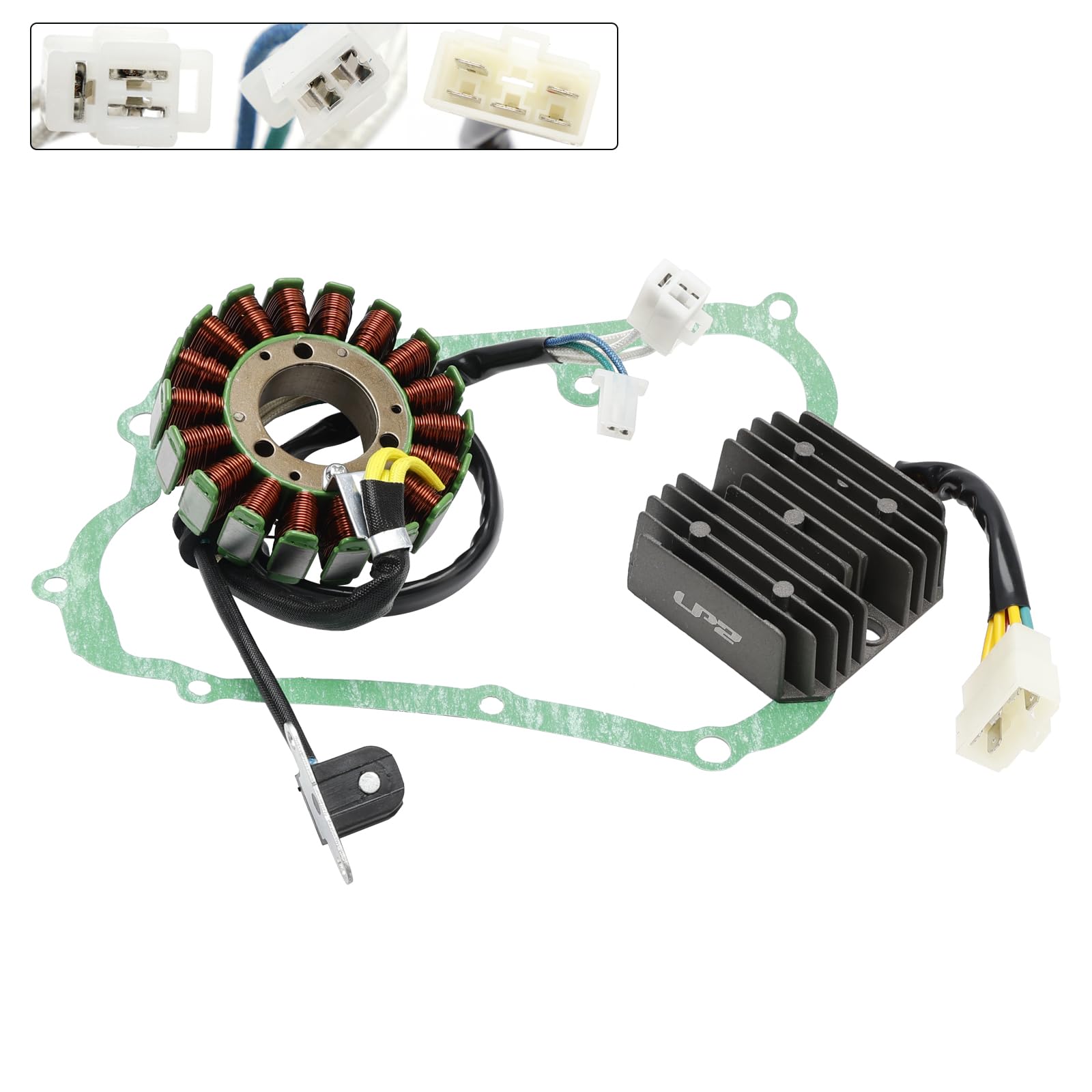 Topteng Guarnizione per regolatore dello statore da 93 mm adatto per Linhai ATV 260 290 300 310 320 400 410 420