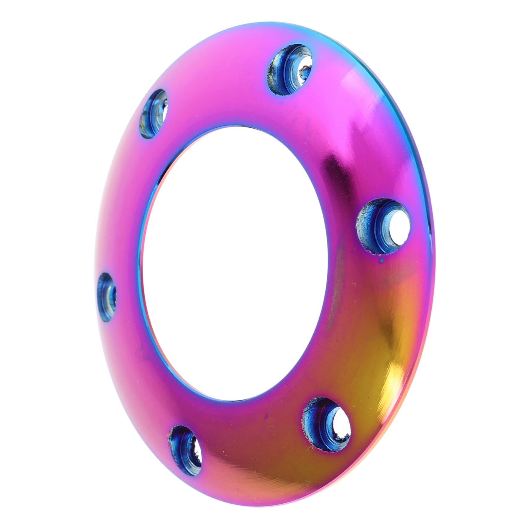 Unomor Colorful Horn Button Cover with Center Ring Easy Installation Adapter for Enhanced Driving Experience Unique Stylish Design for Car Interior Suitable for All Vehicle Types