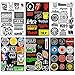 makstore 80 pegatinas de banda Rock Band Heavy Metal Punk Rock Roll Vintage para coche, portátil, móvil, moto, bicicleta, monopatín, impermeable, 6 hojas A4