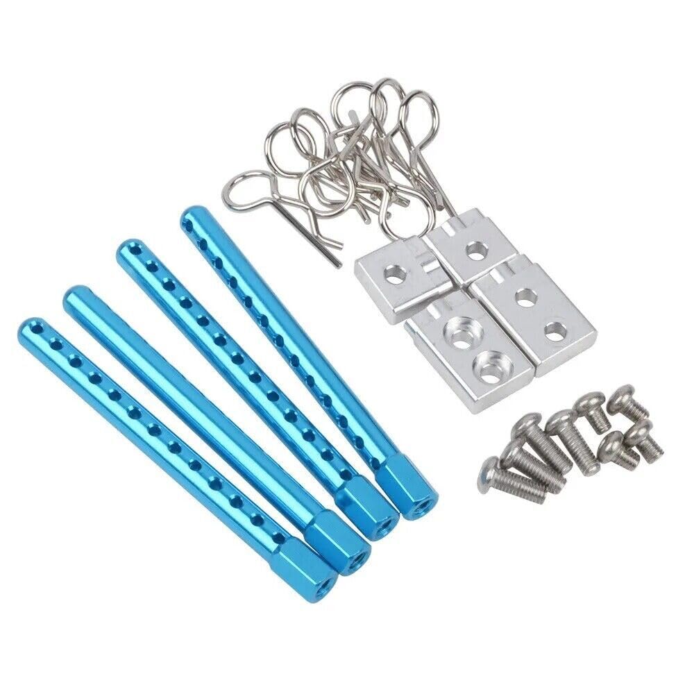 Rc ModèLe PièCes Pour Tamiya Pour TT-02 Supports Carrosserie Assemblés Métal Coque Voiture Avec Clips R Colonne Fixation Pièce Modèle RC Pièces De Mise À Niveau Accessoires De Voiture(Red Rc ModèLe PièCes Pour Tamiya Pour TT-02 Supports Carrosserie Assemblés Métal Coque Voiture Avec Clips R Colonne Fixation Pièce Modèle RC Pièces De Mise À Niveau Accessoires De Voiture(Red