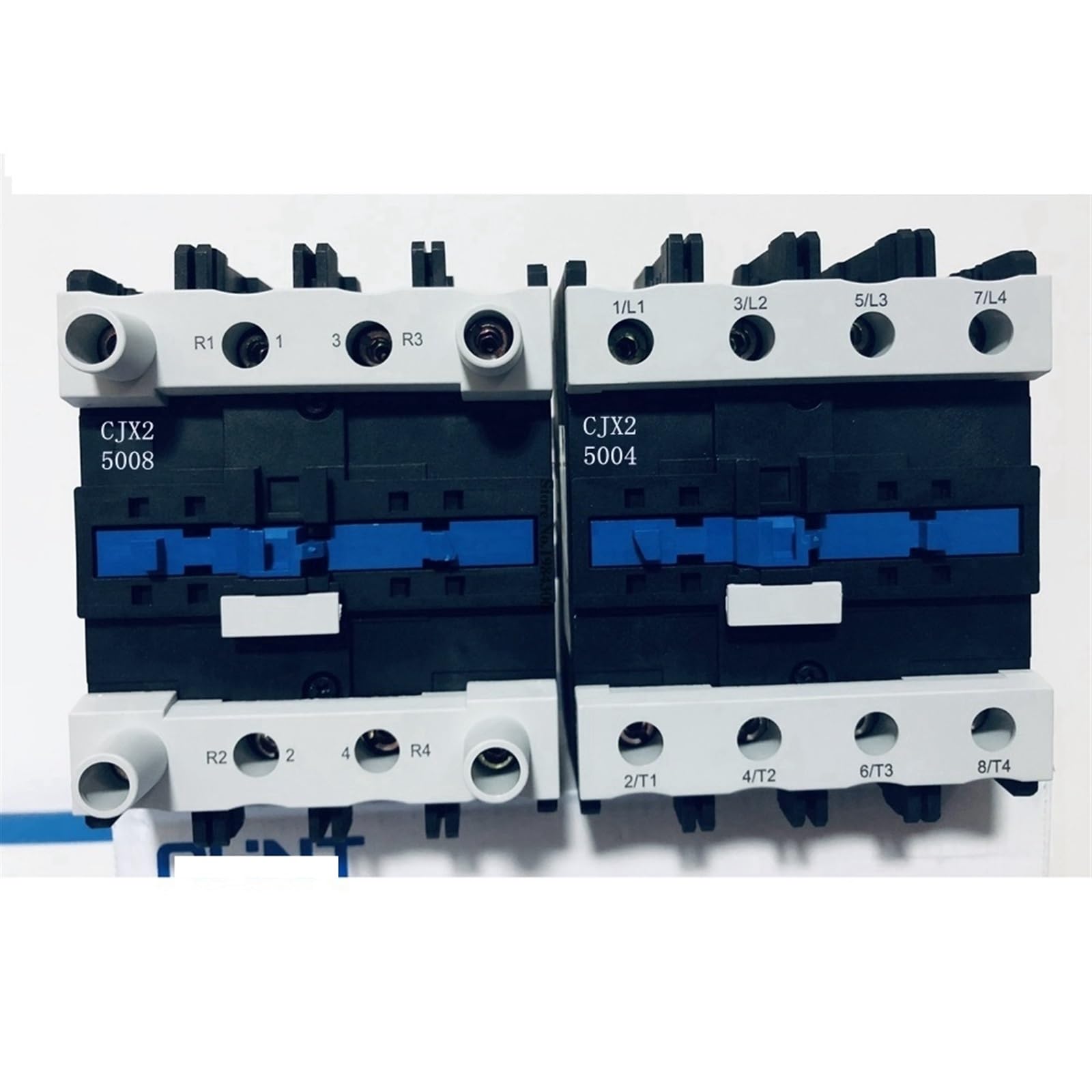 Contacteur 50A AC compact CJX2-5008 fixation rail armoire électrique