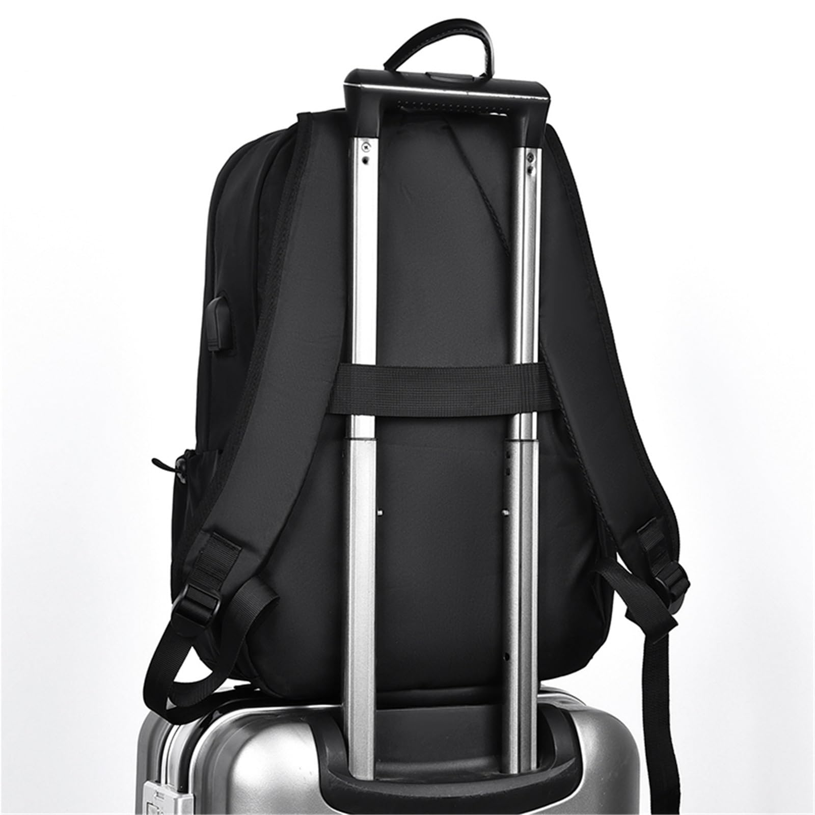Mochila Escolar Mochila universal informal y moderna de gran capacidad for estudiantes universitarios, tanto for hombres como for mujeres, mochila for ordenador, escolar, bolso viaje moda Saliendo