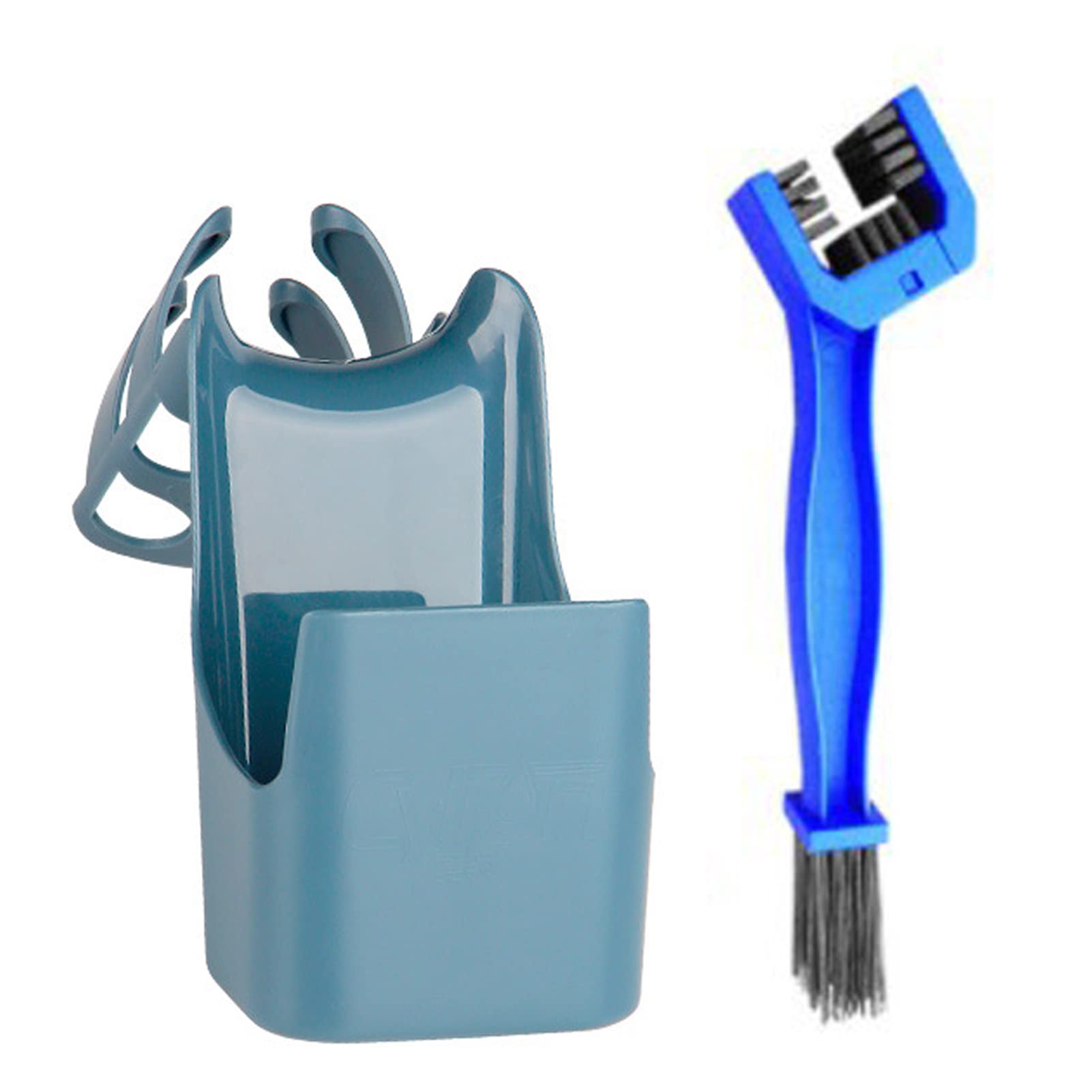 Naysku Chain Cleaning Oil Splash-Proof Tool - Motorcycle Chain Oil Storage Tool Box - P-lastic Chain Lubricant Storage Box, Chain Cleaning Agent for Motorcycles,