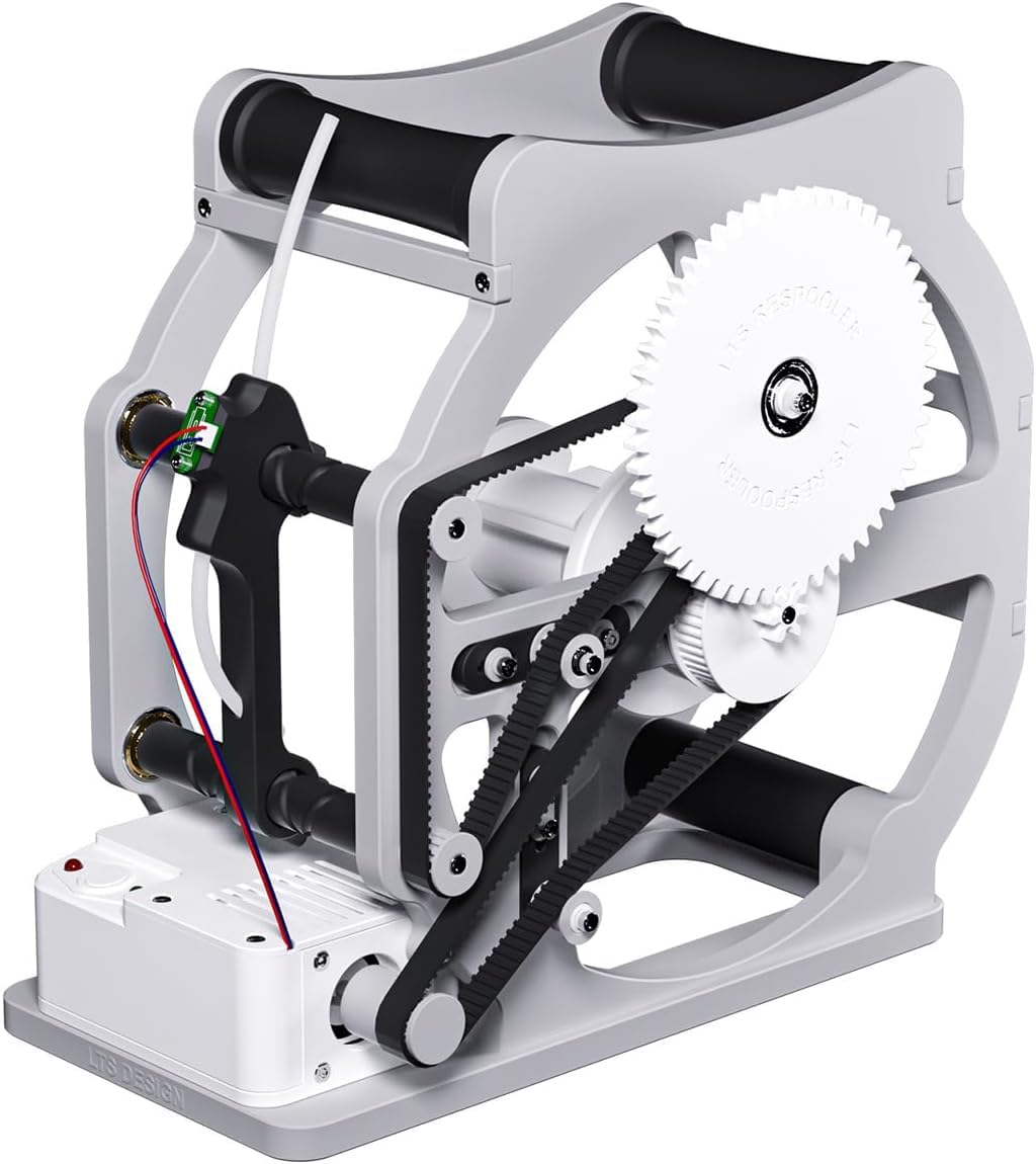 LMRXOFE 3d Printer Filament Respooler For 20cm Spools, Electric Spool Winder For 3d Filament, Wire, Welding Filament, Industrial Spooler