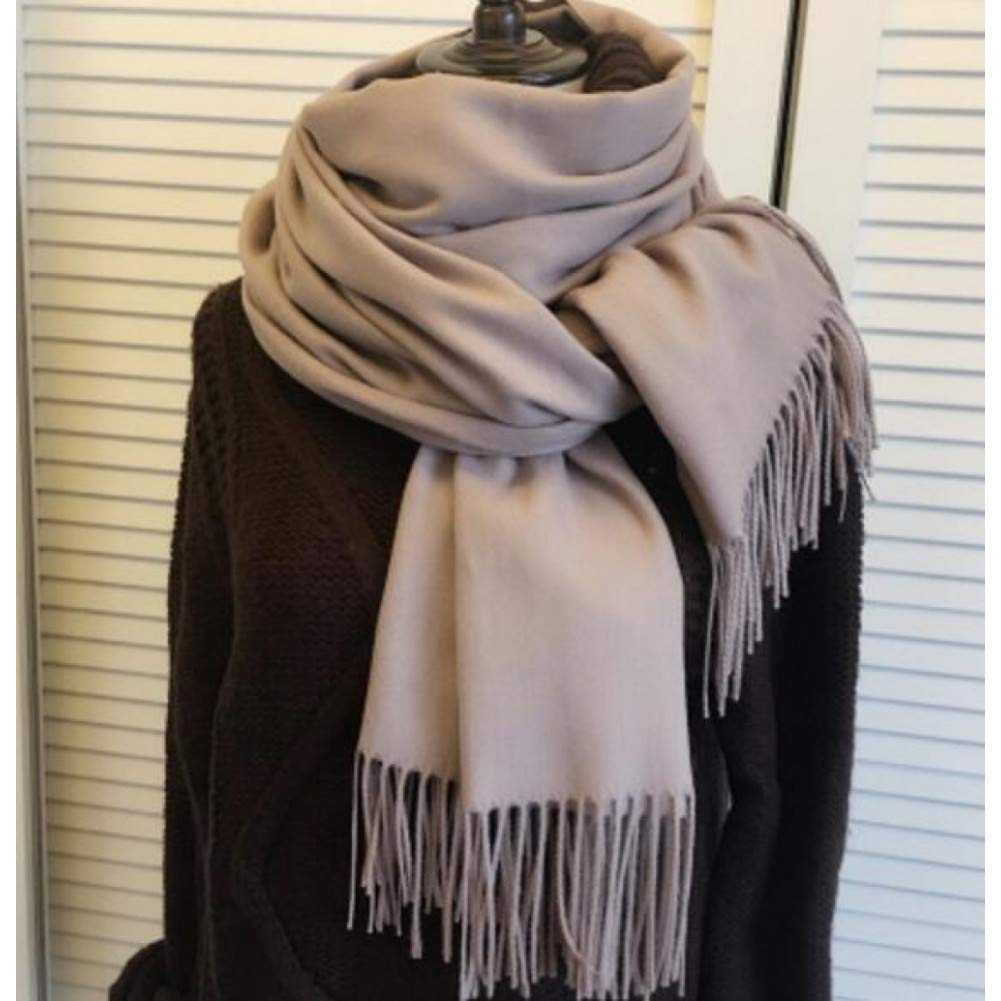 Écharpe chaude femme grand foulard contre le froid tête et cou