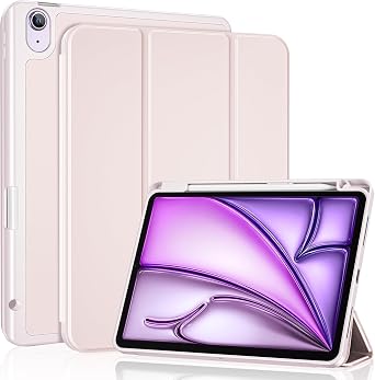 ProCase for iPad Air 11 Inch Case M4/M3/M2, Air 5th/4th Gen 10.9 -Lightpink