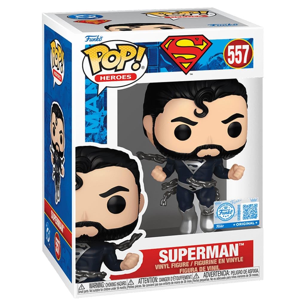Funko Pop Superman 557 Original (with Plastic Protection) : Amazon