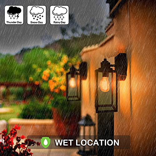 Hykolity 2 Pack Motion Sensor Led Outdoor Wall Lights thumb #6