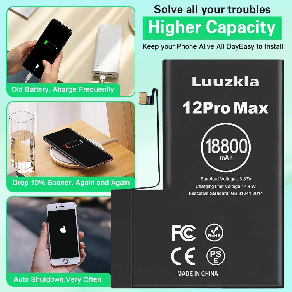 Amazon.com: Luuzkla 18800mAh (2025 New Upgrade) Battery Compatible