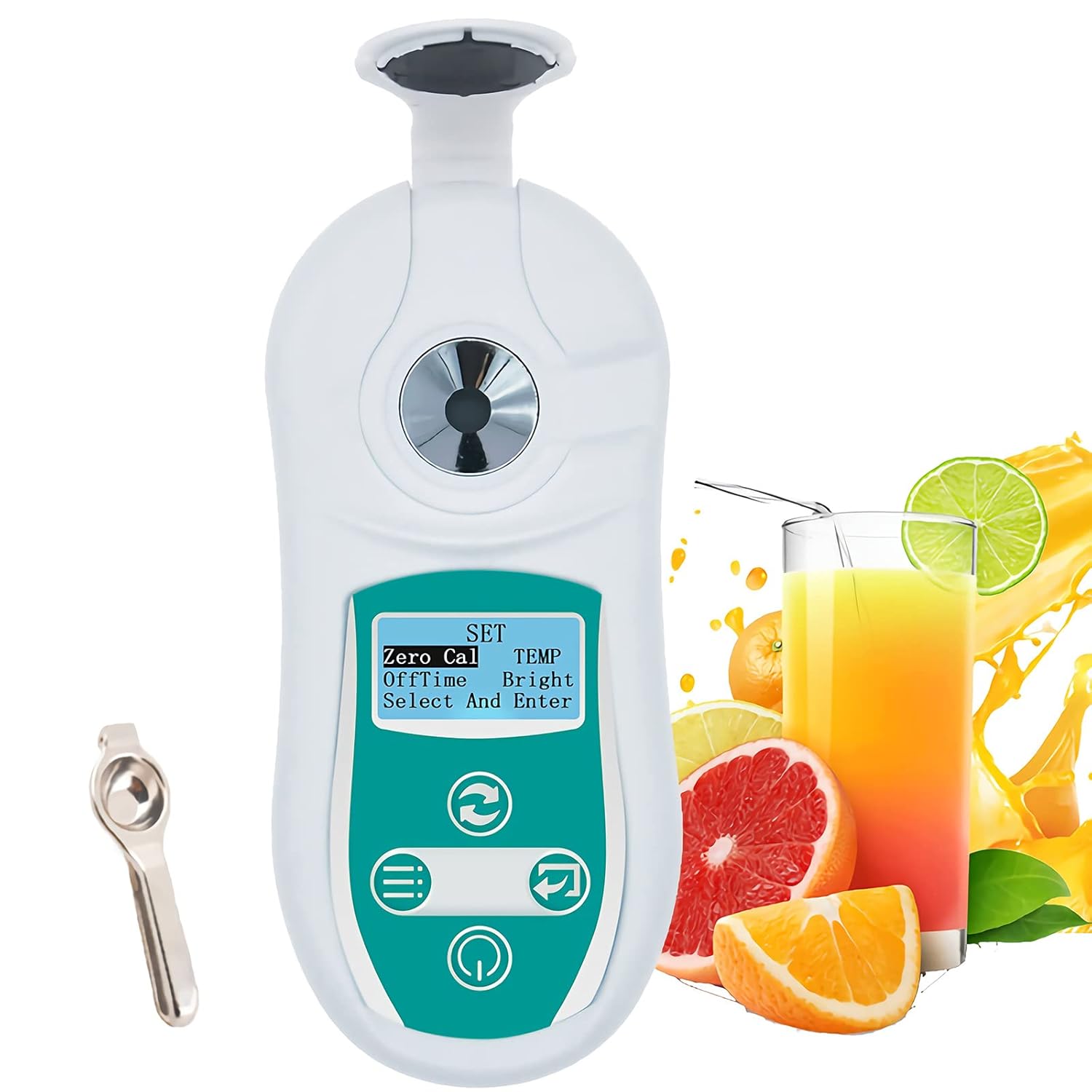Digital Brix Refractometer, Range 053 BRIX ± 0.2 for Drinking Water