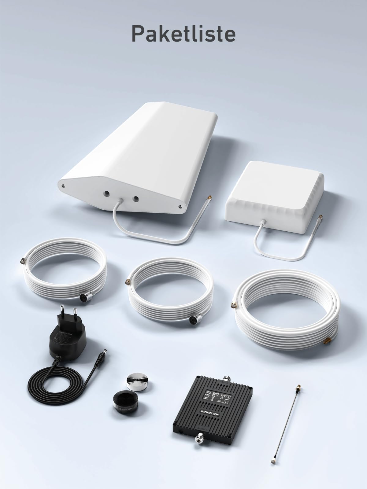 5G 4G 3G Mobilfunk Signalverstärker Band 20/1/3/7/8 LTE Verstärker GSM Repeater Für Home Office Handy Signalverstärker Unterstützt Alle Betreiber Vodafone O2 Bereich Bis Zu 400 Quadratmeter