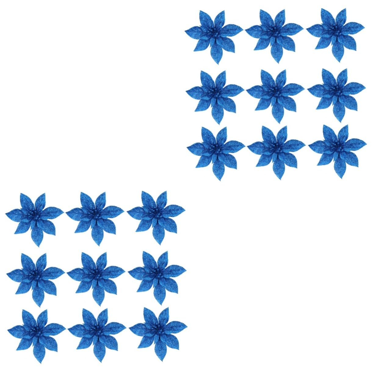 Abaodam 18stücke Teiliges Weihnachtsblumen-dekorationsset Aus Kunstblumen Für Weihnachtsbaum Türen Und Fenster Poinsettia Für Festliche Anlässe Und Stilvolle Weihnachtsdekoration