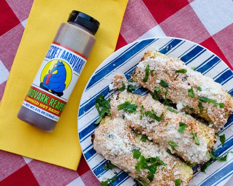 Secret Aardvark Reaper Hot Sauce - Carolina Reaper Hot Sauce, Smoky, Low Carb, Dairy Free, Spicy BBQ Sauce, Hot Sauce & Marinade - 8 fl oz 1 Pack - Image 3