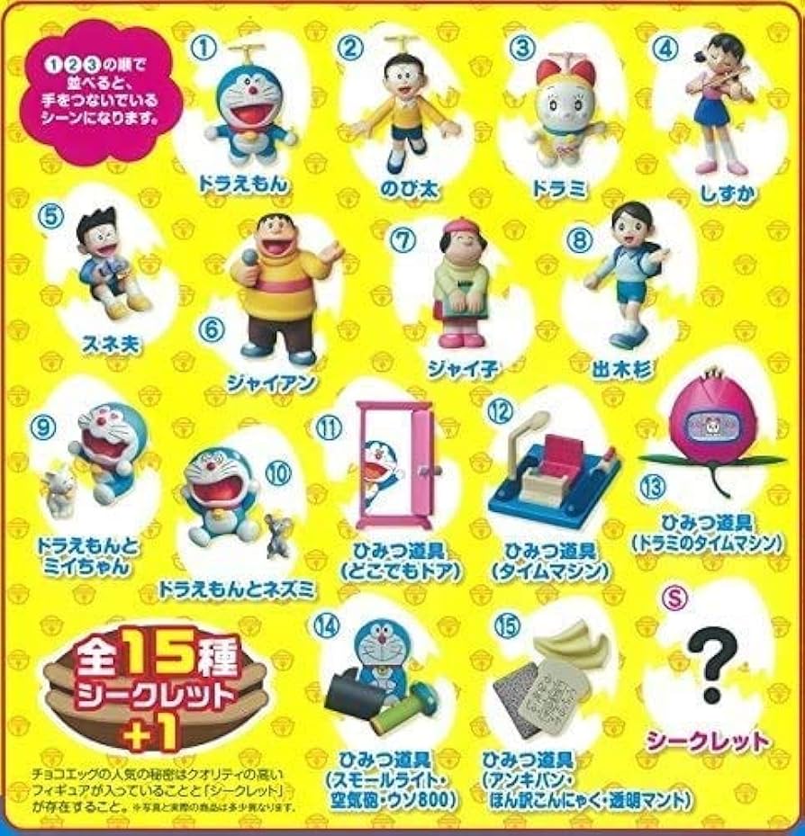 Amazon.co.jp: 【5.スネ夫】チョコエッグ ドラえもん プラス